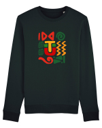 Africa Tribal Pattern Bluză mânecă lungă Unisex Rise