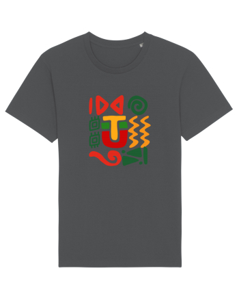 Africa Tribal Pattern Anthracite
