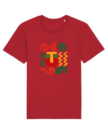 Africa Tribal Pattern Red