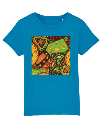 African Pattern Azur