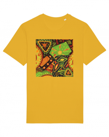 African Pattern Spectra Yellow