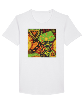 African Pattern White