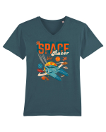 Space Racer Tricou mânecă scurtă guler V Bărbat Presenter