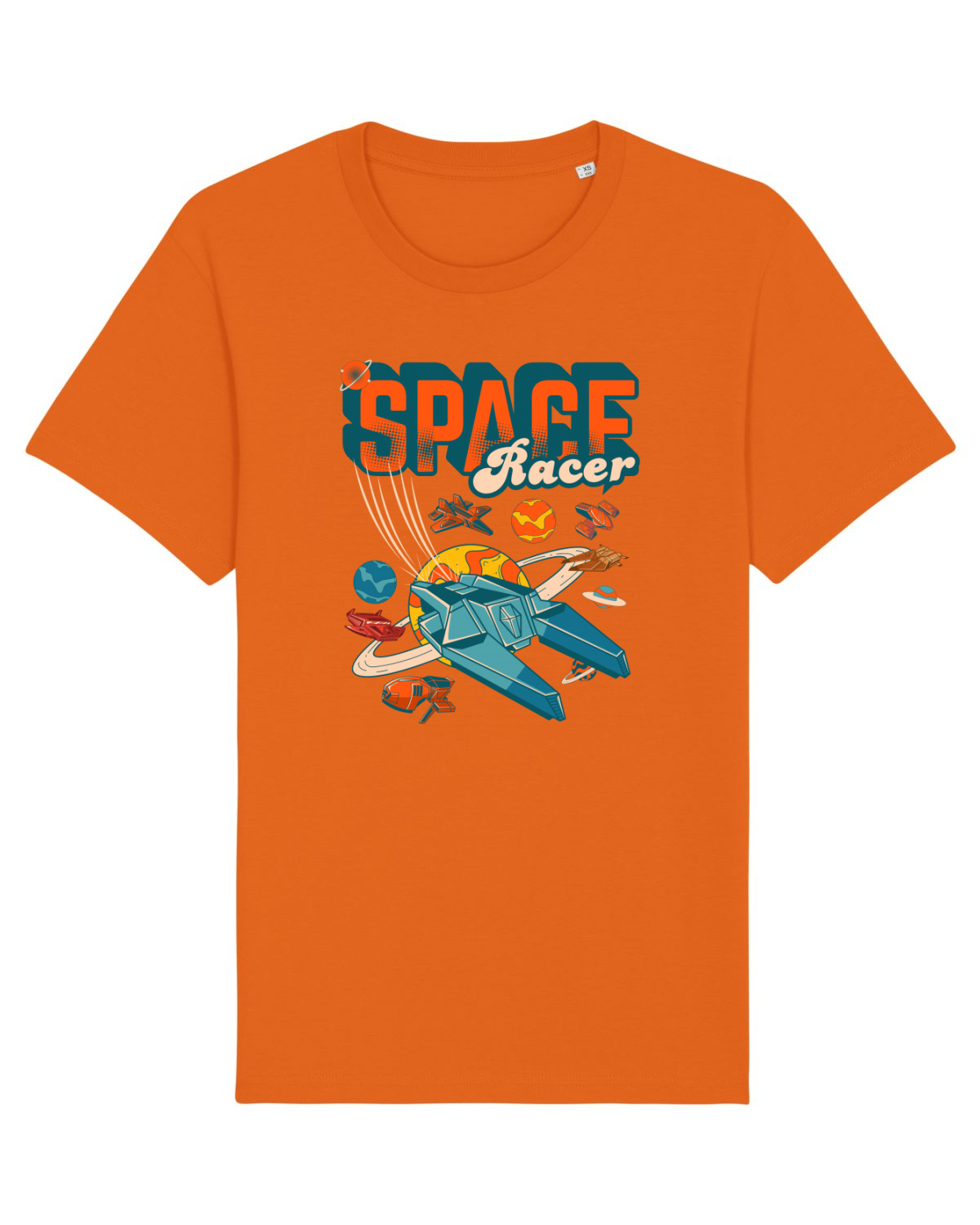Tricou mânecă scurtă Unisex Rocker Bright Orange