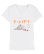 Egypt Tricou mânecă scurtă guler V Damă Evoker