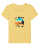 Travel Tricou mânecă scurtă guler larg fitted Damă Expresser