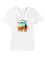 Travel Tricou mânecă scurtă guler V Bărbat Presenter