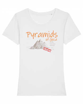 Pyramids Of Giza White