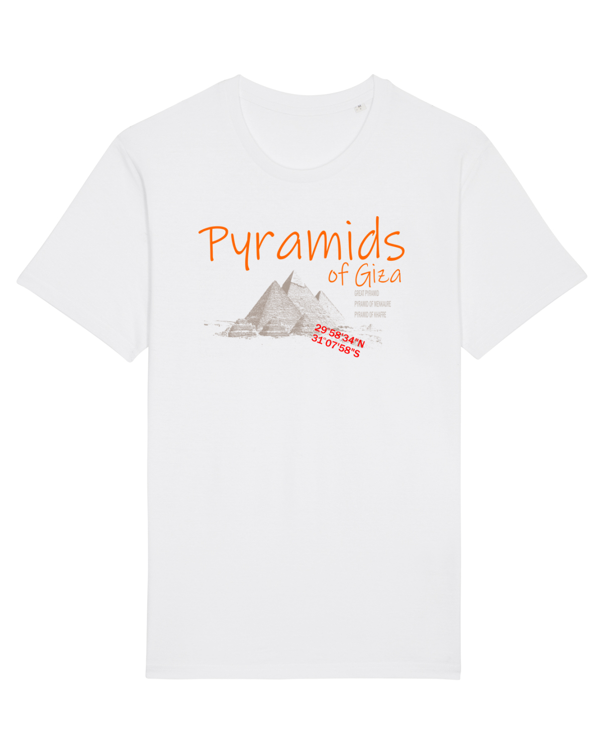 Tricou mânecă scurtă Unisex Rocker White