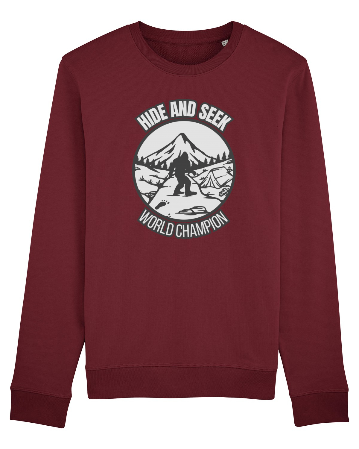 Bluză mânecă lungă Unisex Rise Burgundy