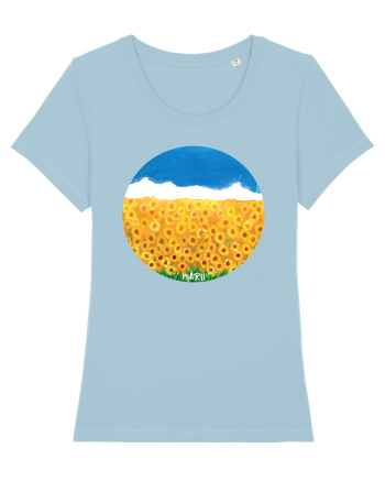 Camp de floarea soarelui Sky Blue