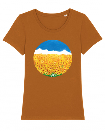 Camp de floarea soarelui Roasted Orange