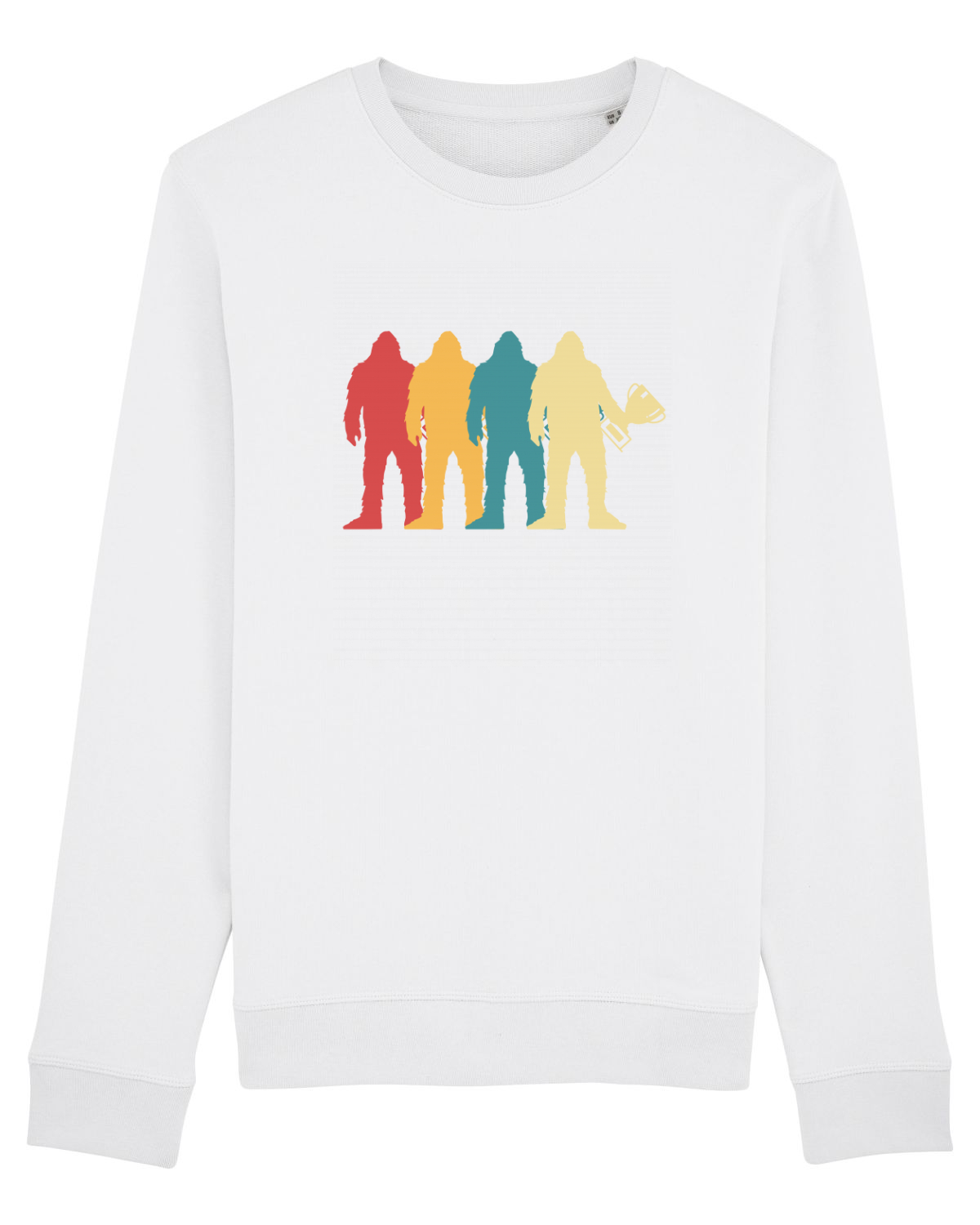 Bluză mânecă lungă Unisex Rise White