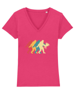 Bigfoot Hide And Seek World Champion Tricou mânecă scurtă guler V Damă Evoker