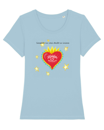 True heart Sky Blue