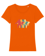 Bigfoot Hide And Seek World Champion Tricou mânecă scurtă guler larg fitted Damă Expresser