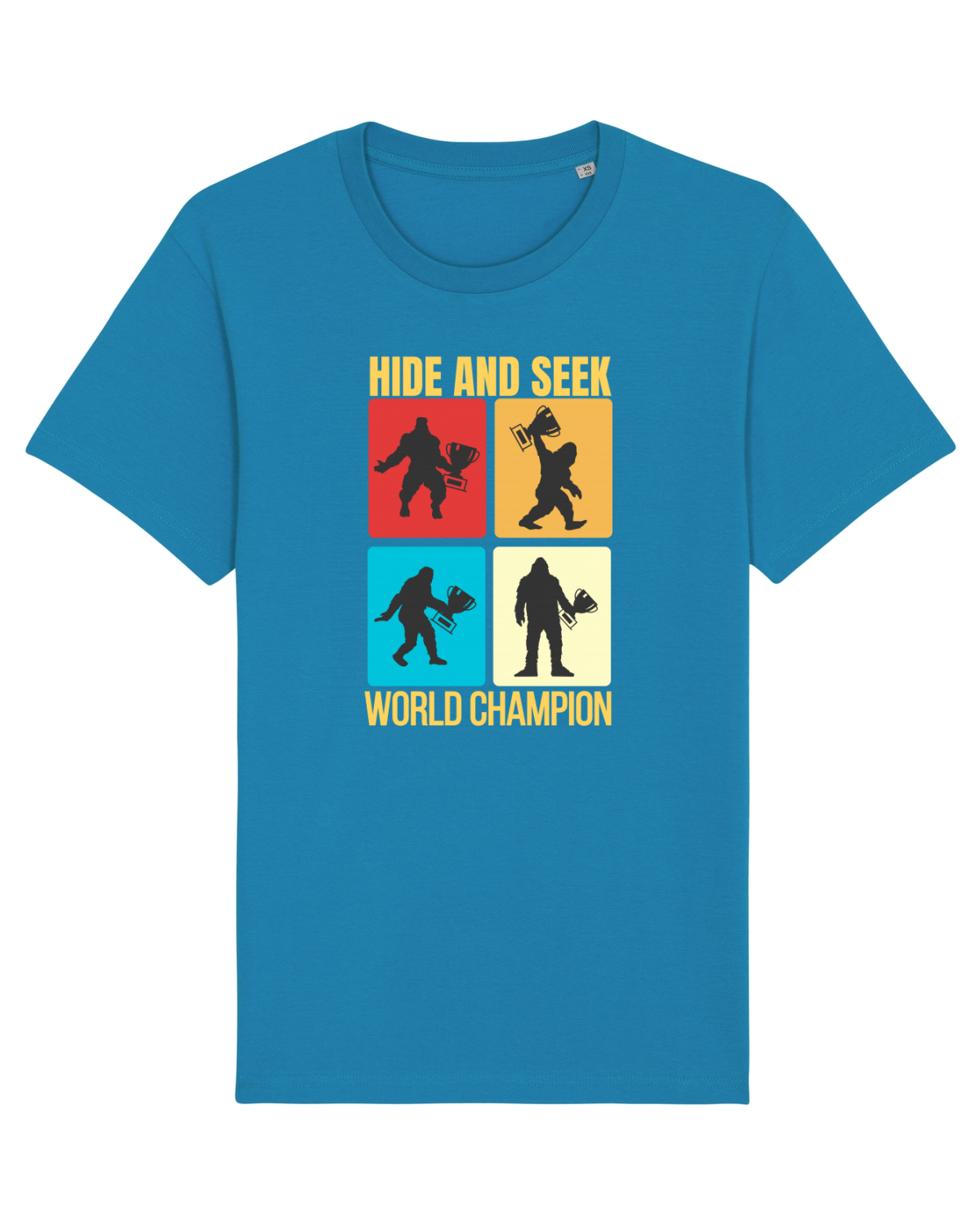Tricou mânecă scurtă Unisex Rocker Azur