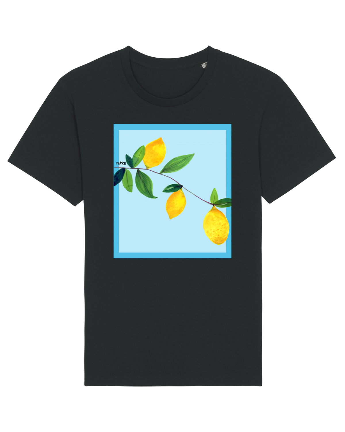 Tricou mânecă scurtă Unisex Rocker Black