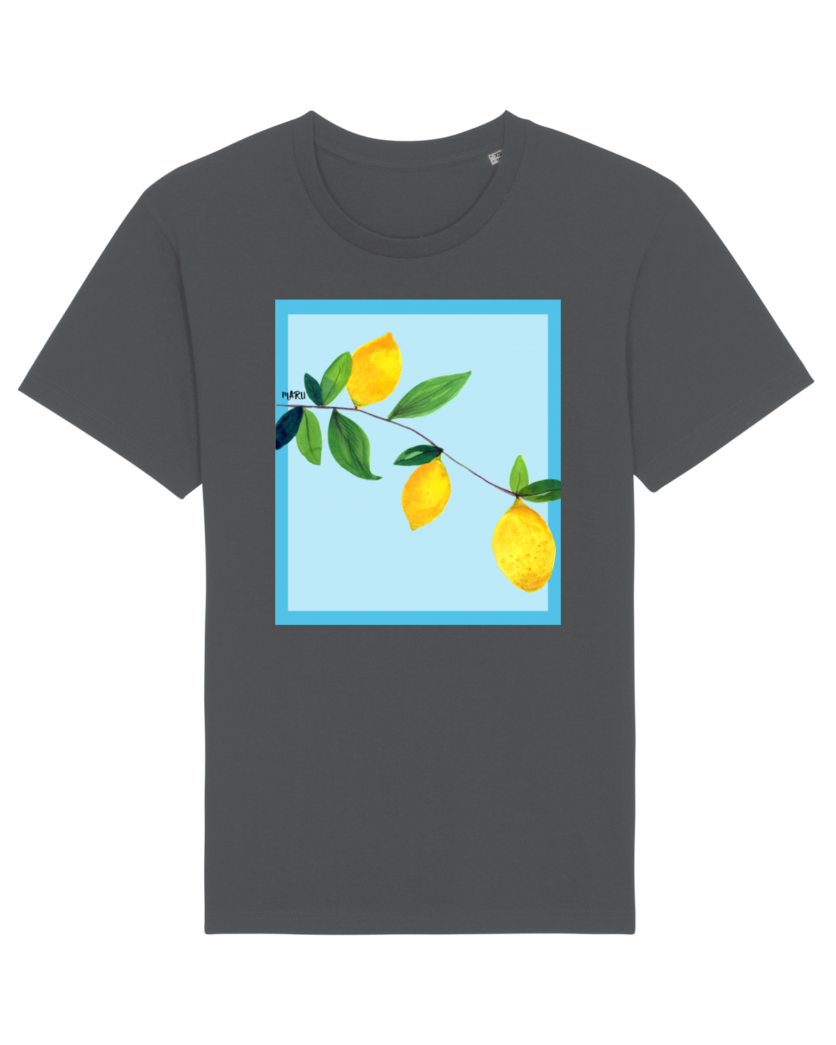 Tricou mânecă scurtă Unisex Rocker Anthracite