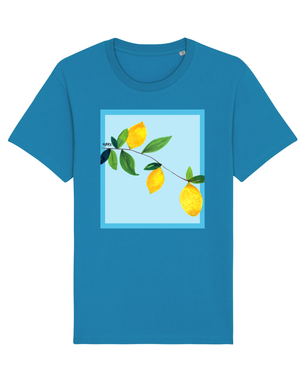 Tricou mânecă scurtă Unisex Rocker Azur