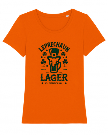 Laprechaun Lager Beer Bright Orange