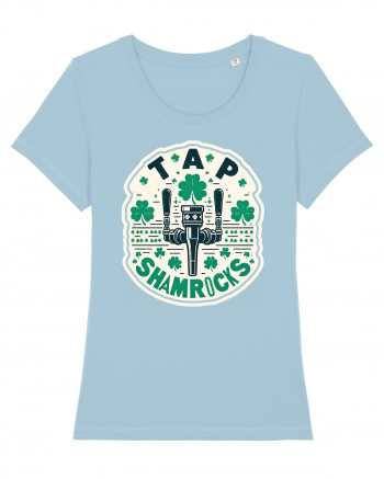 Tap Shamrocks - Irish clover Sky Blue
