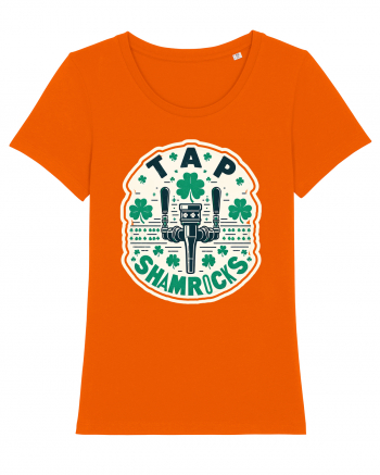Tap Shamrocks - Irish clover Bright Orange