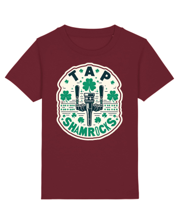 Tap Shamrocks - Irish clover Burgundy