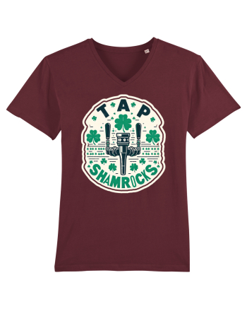Tap Shamrocks - Irish clover Burgundy