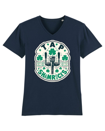 Tap Shamrocks - Irish clover French Navy
