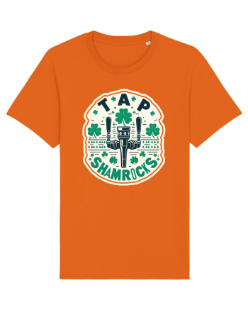 Tap Shamrocks - Irish clover Bright Orange