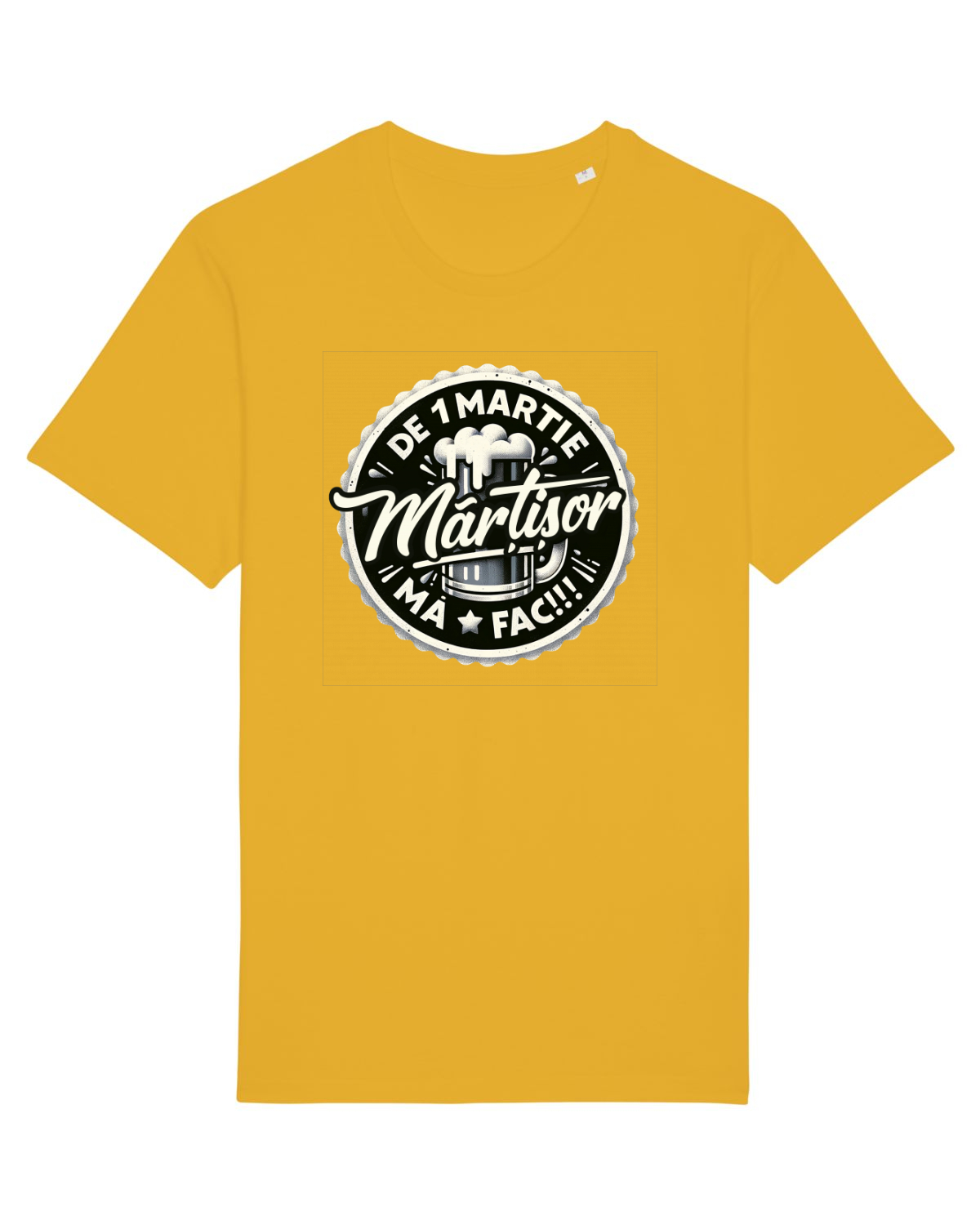 Tricou mânecă scurtă Unisex Rocker Spectra Yellow