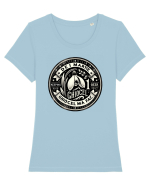 De 1 martie Ghiocel ma fac Tricou mânecă scurtă guler larg fitted Damă Expresser