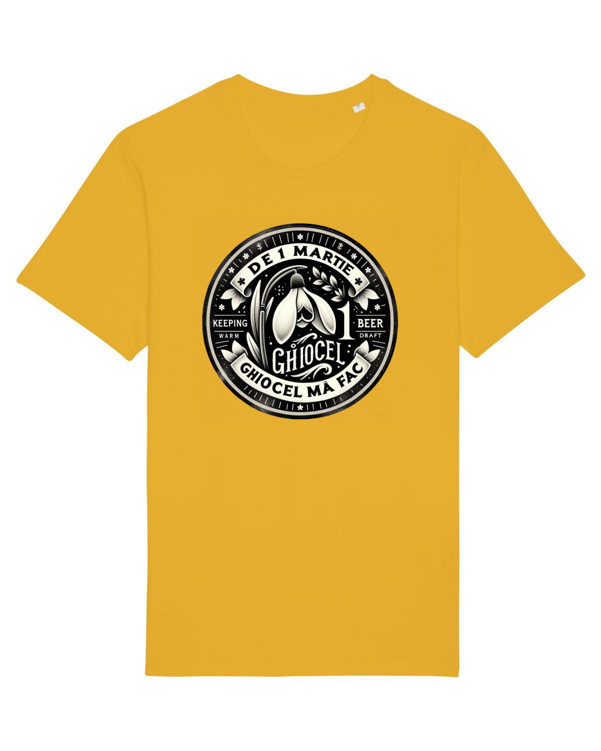 Tricou mânecă scurtă Unisex Rocker Spectra Yellow