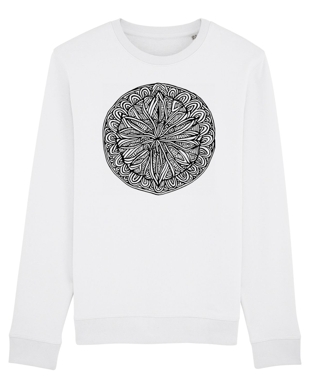 Bluză mânecă lungă Unisex Rise White