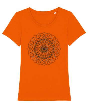 Mandala 1 Bright Orange