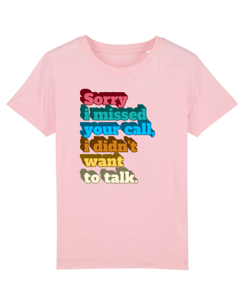 Fnuny Quote Cotton Pink