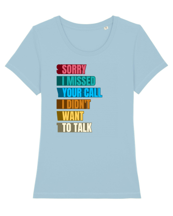 Fnuny Quote Sky Blue