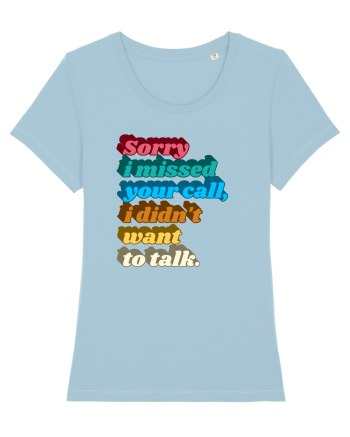 Fnuny Quote Sky Blue
