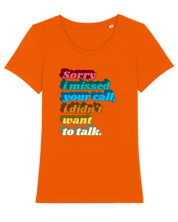 Fnuny Quote Bright Orange