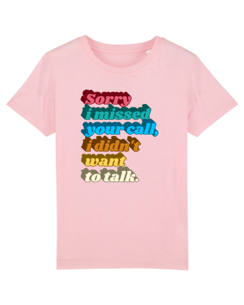 Fnuny Quote Cotton Pink