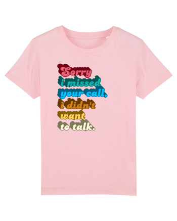 Fnuny Quote Cotton Pink