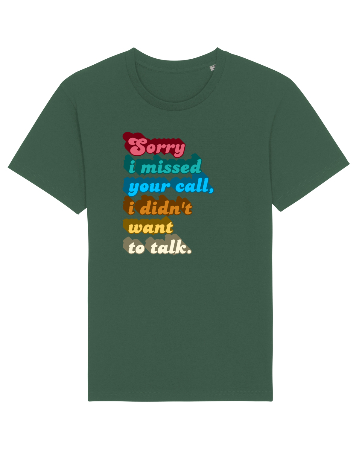 Tricou mânecă scurtă Unisex Rocker Bottle Green