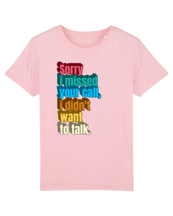 Fnuny Quote Cotton Pink