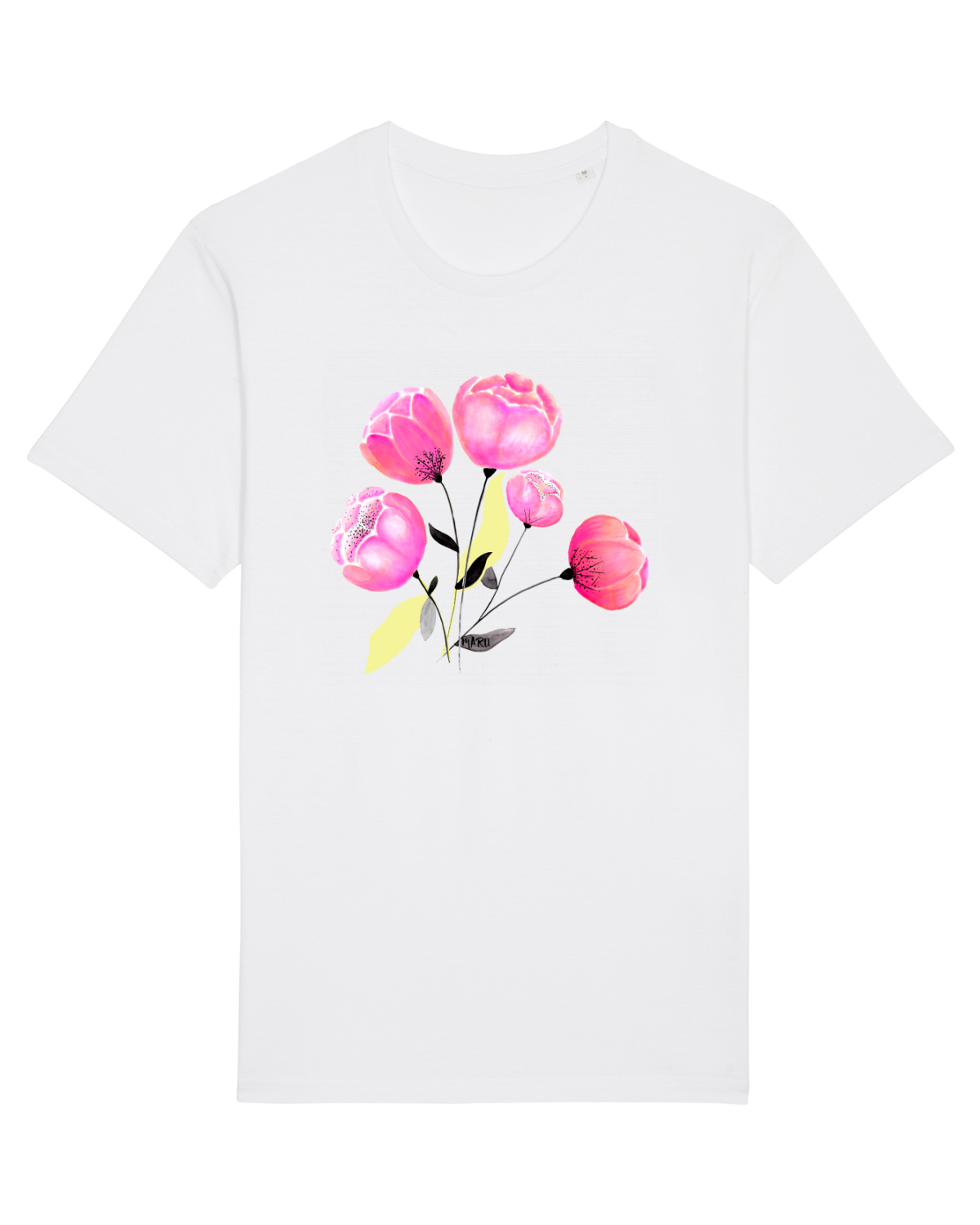 Tricou mânecă scurtă Unisex Rocker White