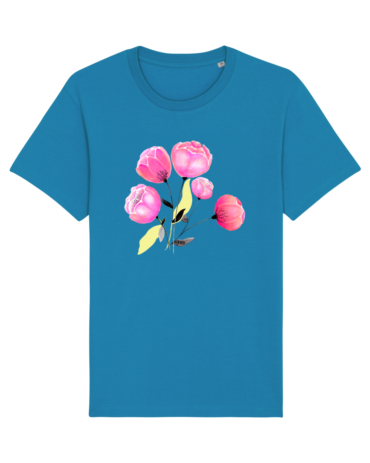 Tricou mânecă scurtă Unisex Rocker Azur