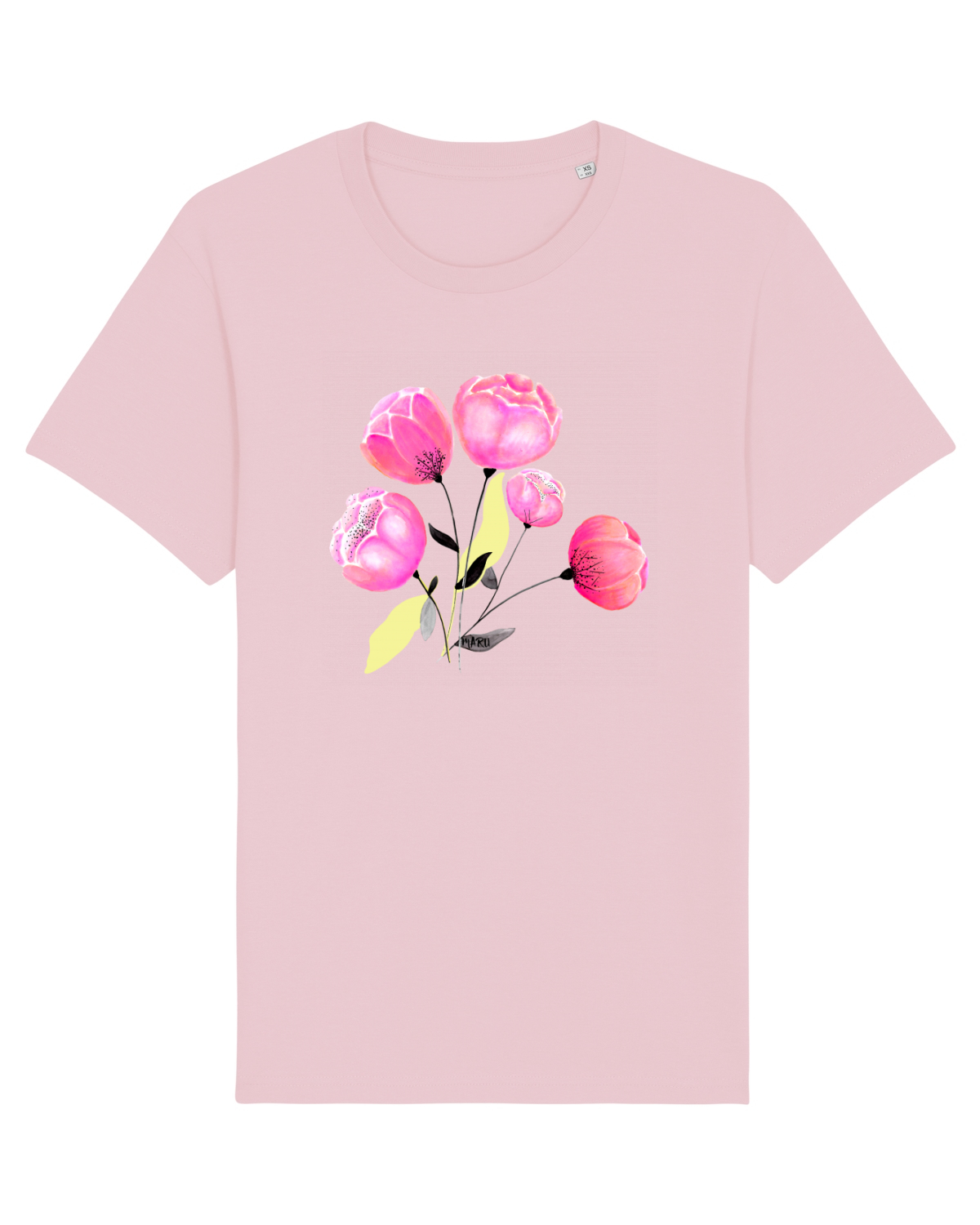 Tricou mânecă scurtă Unisex Rocker Cotton Pink
