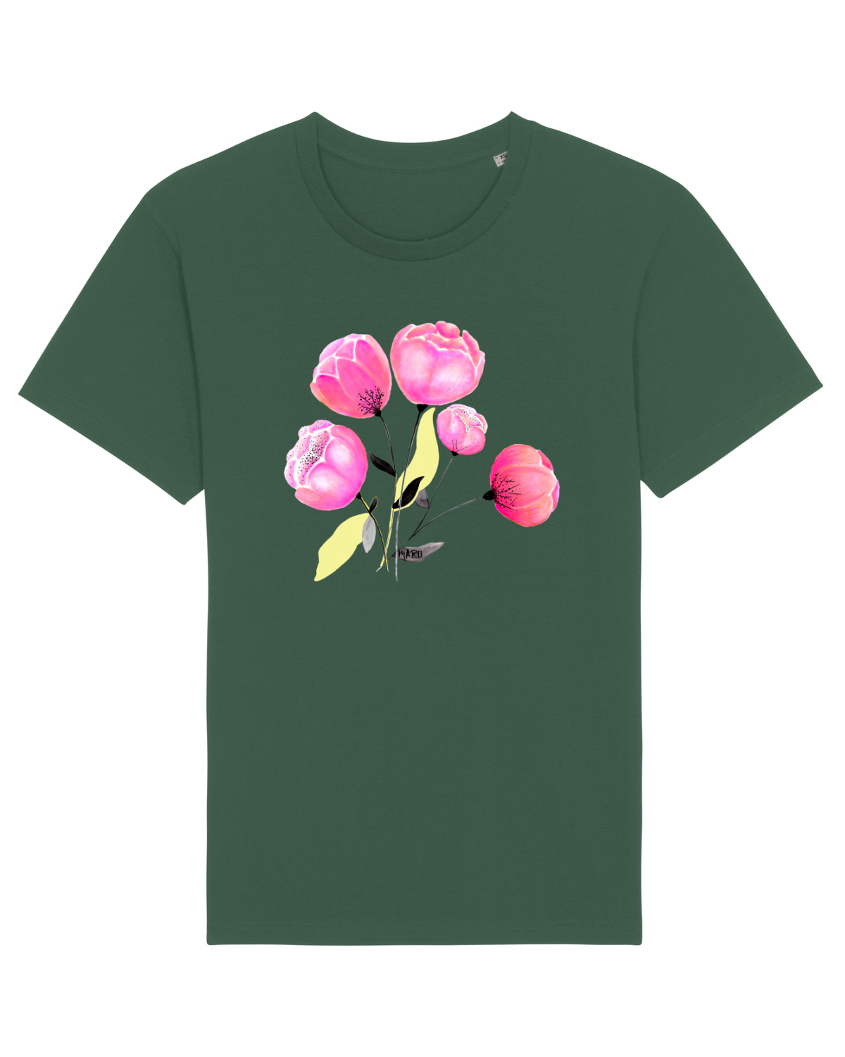 Tricou mânecă scurtă Unisex Rocker Bottle Green