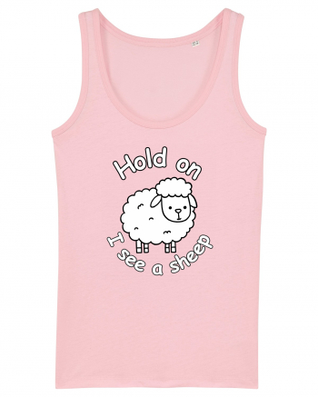 Hold On I See A Sheep Cotton Pink