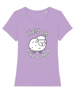 Hold On I See A Sheep Tricou mânecă scurtă guler larg fitted Damă Expresser